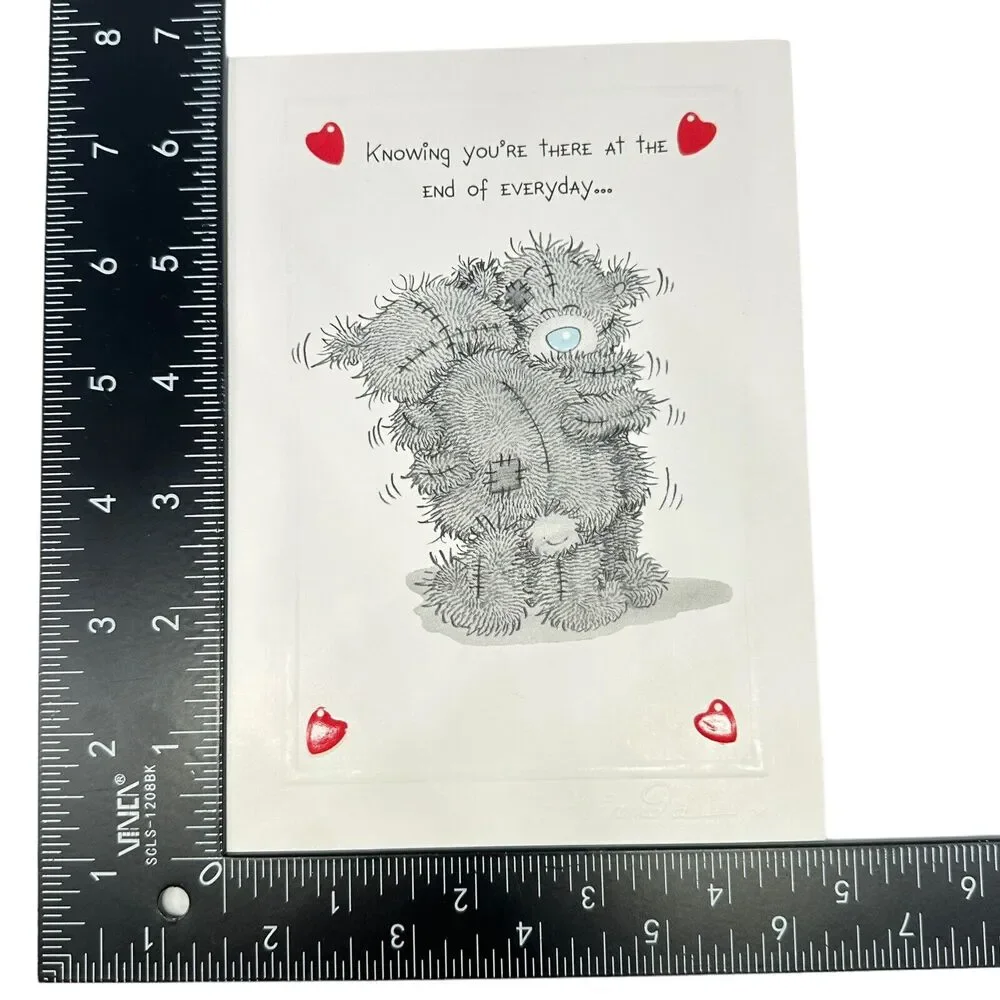 Carte‎ Blanche Me To You Greeting Card Friendship Teddy Bears Hugging